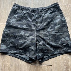 Lululemon Camouflage Shorts with Liner
